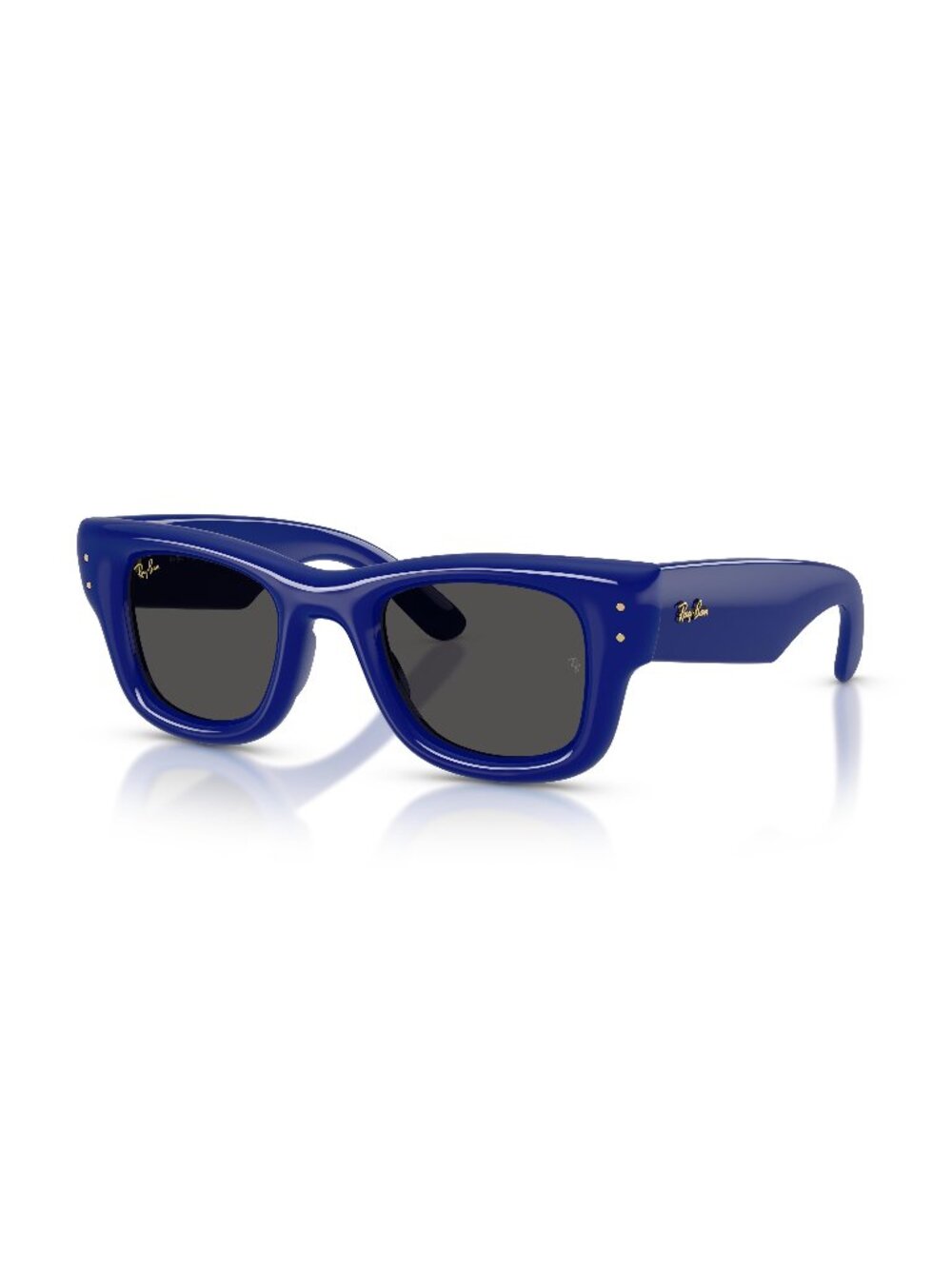 New Ray-Ban Unisex Sunglasses Blue Injected Frame Ray Ban RB4940 WAYFARER PUFFER